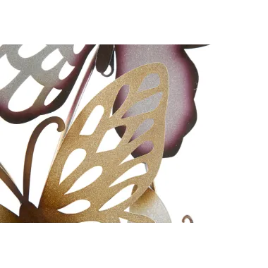 PANEL ŚCIENNY BUTTERFLIES ZŁOTO/BORDOWY 59,5X4X111,5 cm